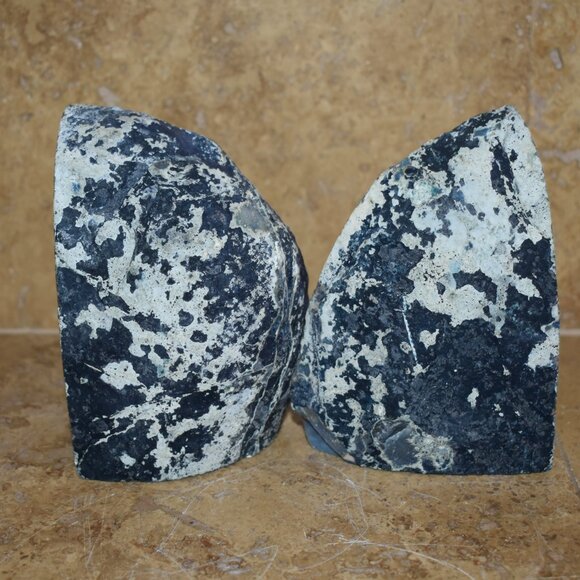 Vintage beautiful Agate Geode Quartz Crystal Rock Stone Rock Open book end - Picture 9 of 14